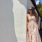 Midi Floral φόρεμα Laluna