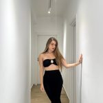 Σετ τοπ φούστα Label