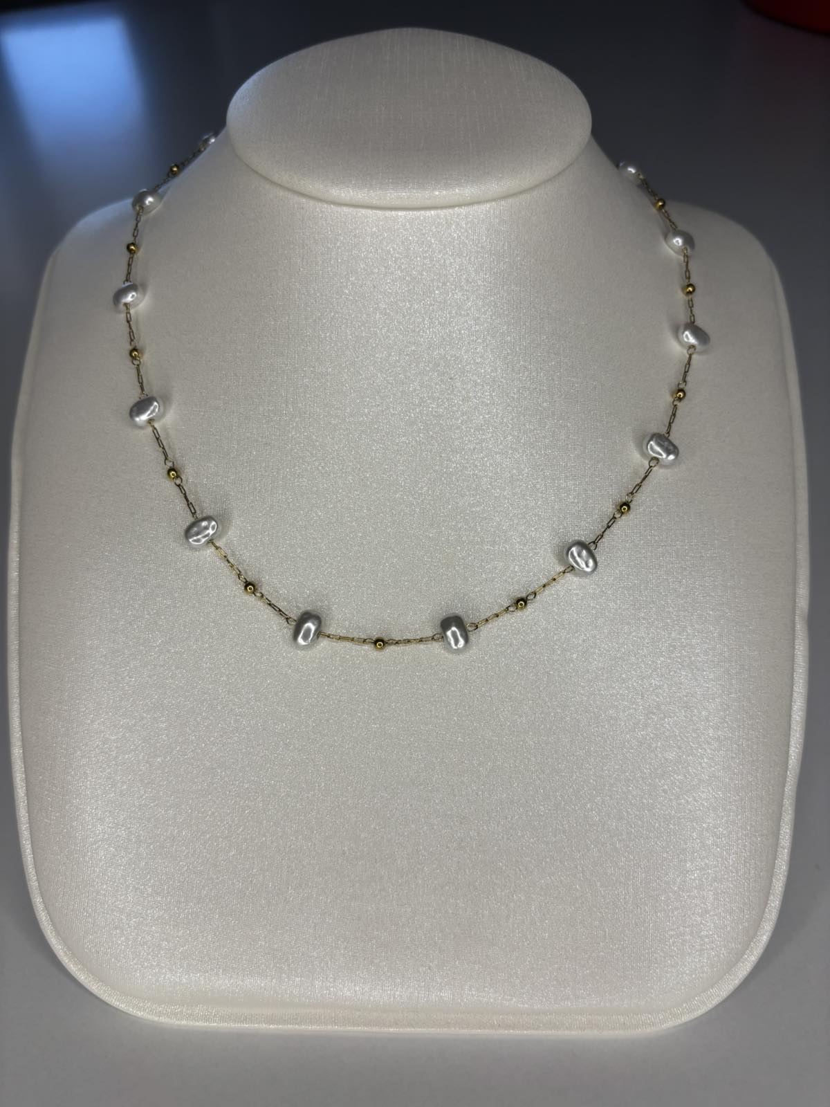 ΚΟΛΙΕ ΜΑΡΓΑΡΙΤΑΡΙ ΤΕΤΡΑΓ pg NECKLACE PERLOUZIO - Image 1