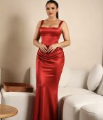Maxi φόρεμα Satin