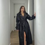 Leather trench coat Milla