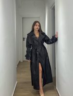 Leather trench coat Milla