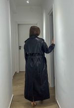 Leather trench coat Milla - Image 4