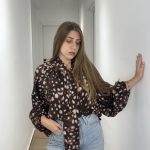 Μπλούζα με φουλάρι Semil