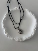 NECKLACE SILVER TEAR