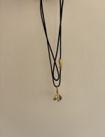 NECKLACE GOLD LEAF - Image 2