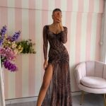 Maxi φόρεμα Leopard